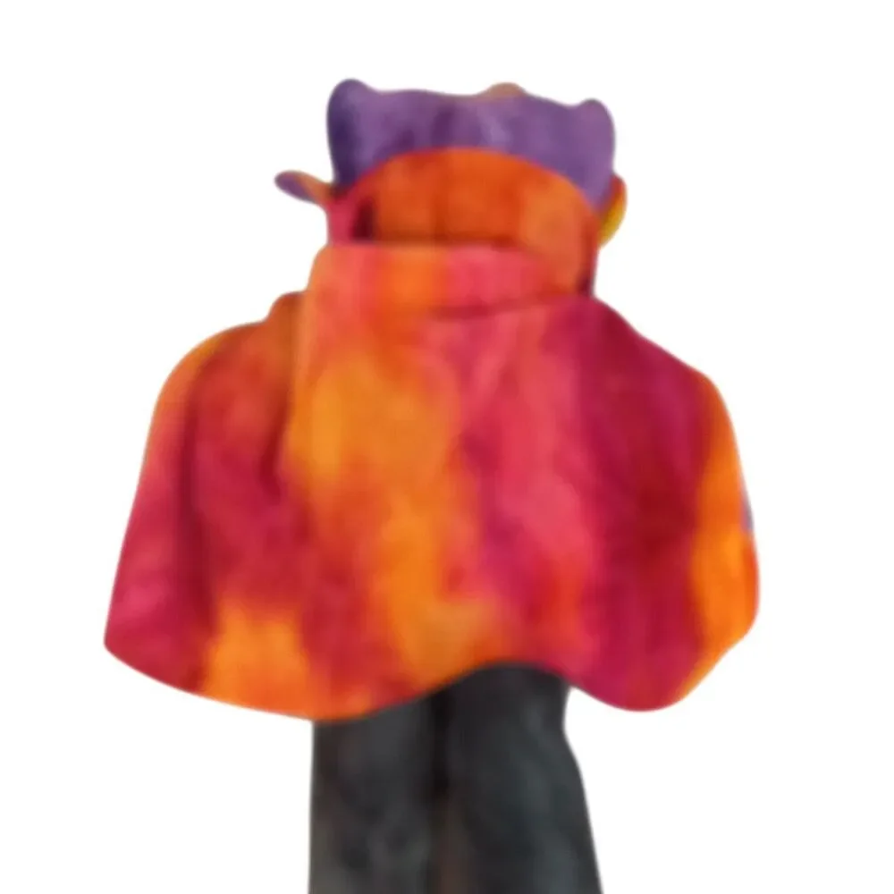 Vtg Stuffins Tie Dye Dracula & Witch Plush Halloween Toys 1998  Rare Large 22